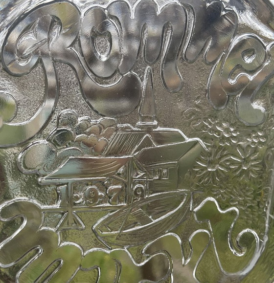 Image 1 of Royal Leerdam - Glass Window Hanger "Junk Market 1979"