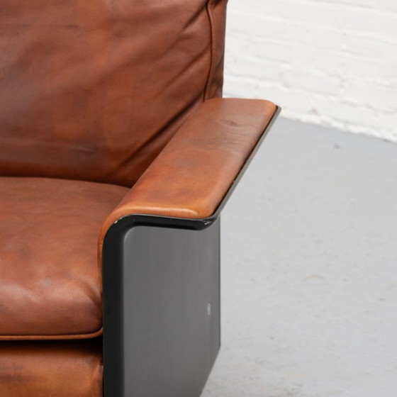 Dieter Rams Vitsoe Tweezitsbank 70's – 2 zitsbanken, Plastic, Leather (photo 10 of 11)