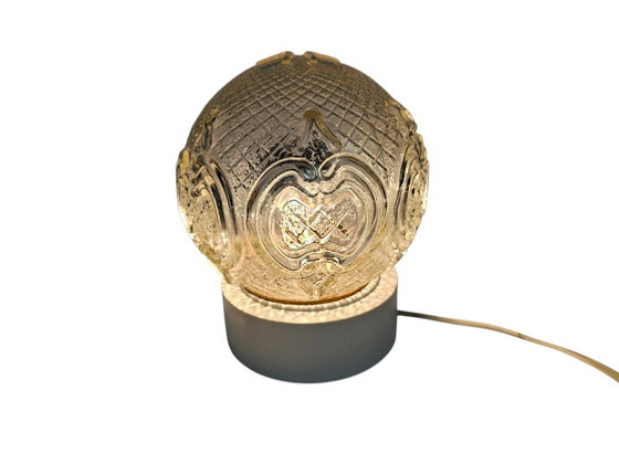 Image 1 of Massive - Space Age - Ceiling lamp - pressed glass - 70's