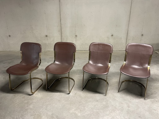 Willy Rizzo für Cidue Esszimmerstühle
