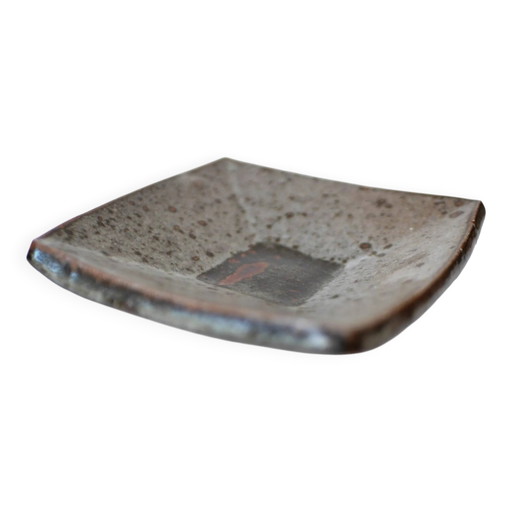 Mid-century modern pottery dish by Janet Leach, England