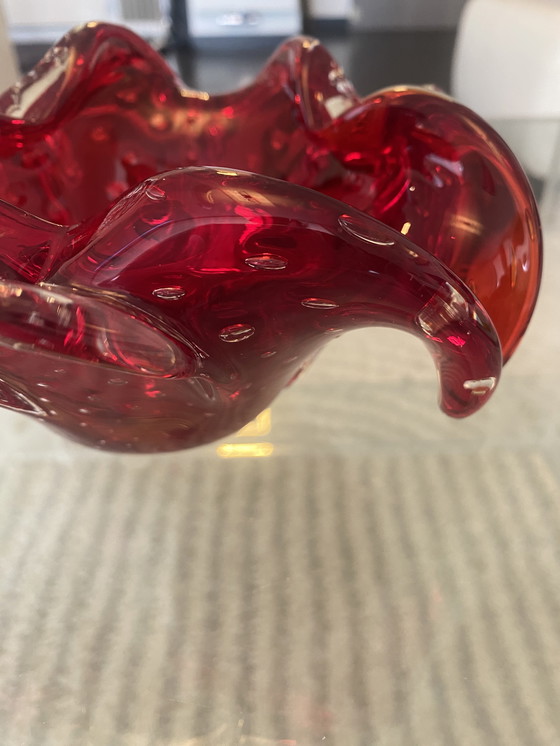 Image 1 of Vintage Murano asbak/snuisterijenbakje van Sommerso