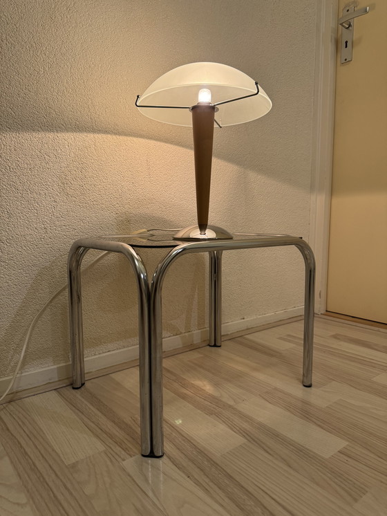 Image 1 of Vintage IKEA Kvintol Paddestoel Lamp, tafellamp uit de jaren 80, Pop-Art, Space Age