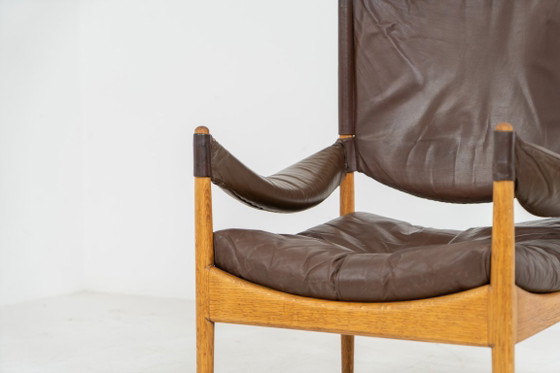 Image 1 of Pair of “Modus” armchairs by Kristian Vedel for Søren Willadsen (Denmark, 1960s).