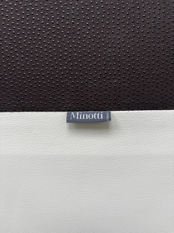 Image 1 of Minotti Hamilton designbank, leren sofa, zo goed als nieuw.