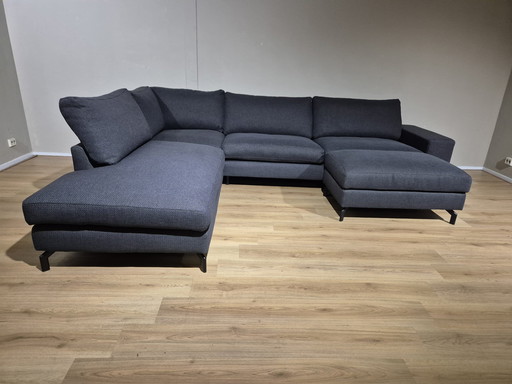 Montel Monza Corner Sofa - Anthracite - Fabric - Design