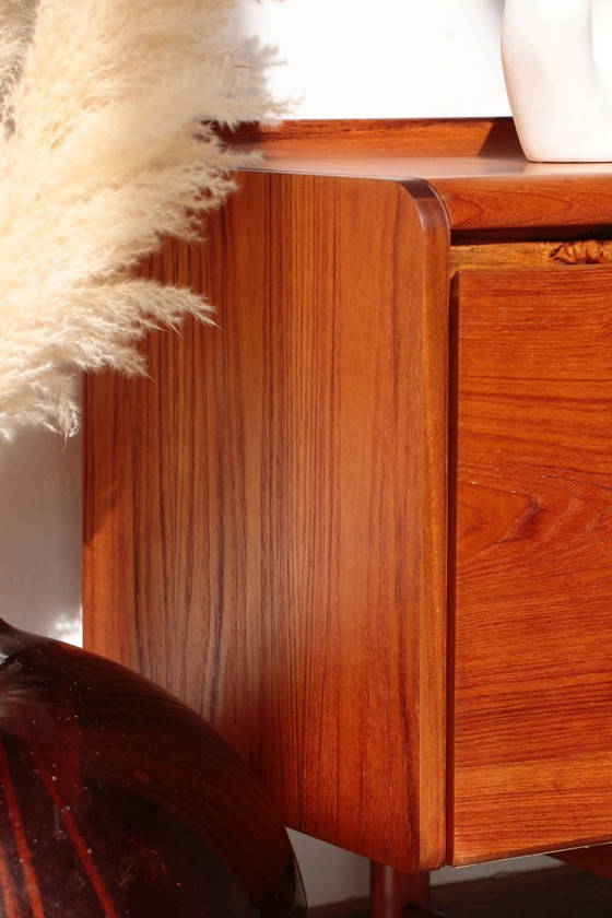 Image 1 of White Newton Teak Sideboard: Large “Petersfield” Sideboard