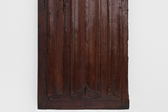 Image 1 of Pannello in quercia gotico belga del XVI secolo