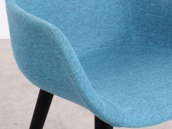 Image 1 of 6x Crassevig Pola Rund P/4W Stuhl blau melange