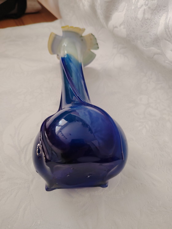 Image 1 of Murano glass dreamlike vase glass vase vintage