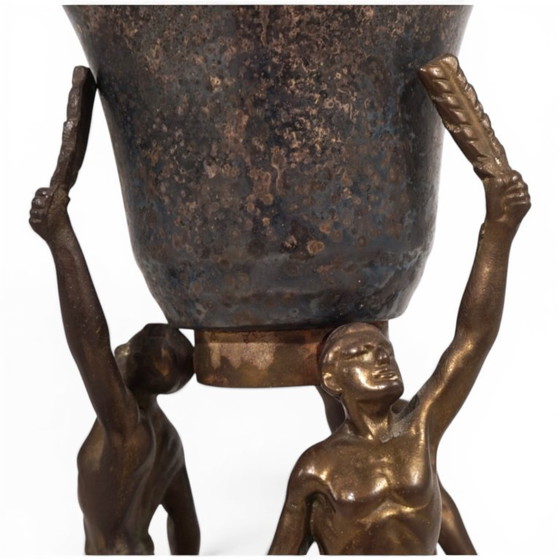 Image 1 of Art Deco Sculpture Centerpiece, 1930