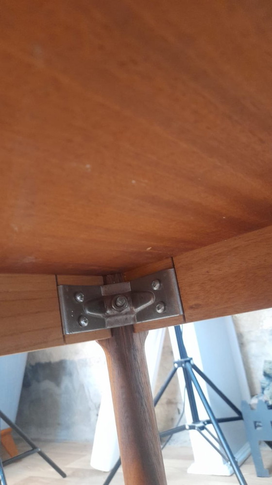Vintage Scandinavian Teak Coffee Table String-Seffle, Sweden – Metal, Wood (photo 3 of 8)