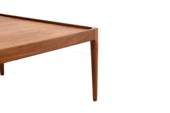 Image 1 of Table basse carrée à plateau réversible, vintage « Hilleberg »