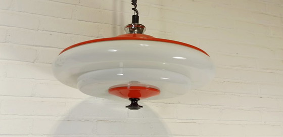 Image 1 of Space Age Pullout Pendant Lamp