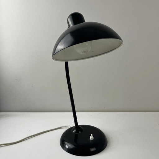 Table or desk lamp in black metal by Kaiser Idell 6556