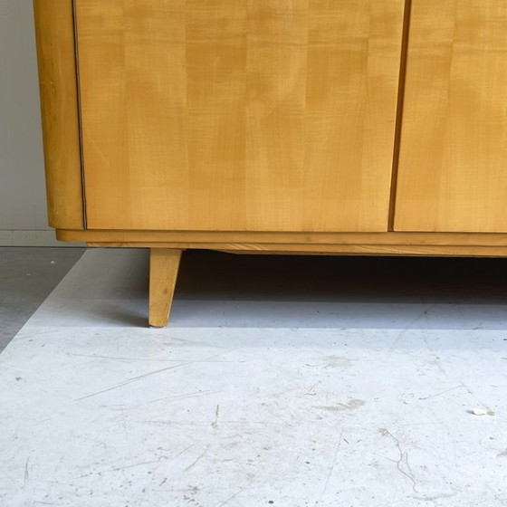 Image 1 of Large mid-century vintage 5-door wardrobe, sixties linen cupboard, demountable