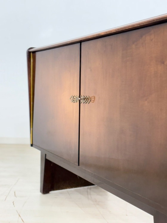 Image 1 of Beautiful vintage 2-door chest of drawers, cabinet, living room cabinet, sideboard