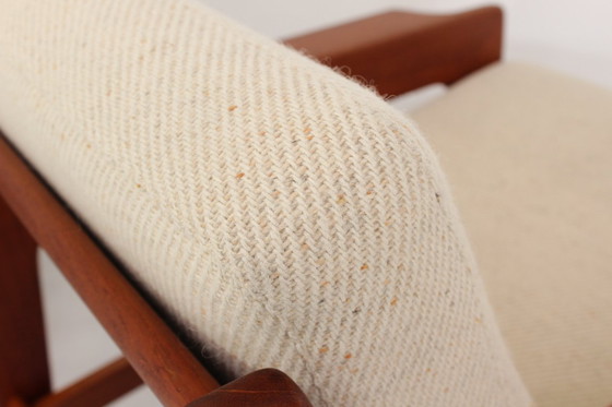 Image 1 of come nuova, 2x Arne Wahl Iversen f. Komfort, poltrona danese in teak della metà del secolo scorso, poltrona vintage, rivestiment