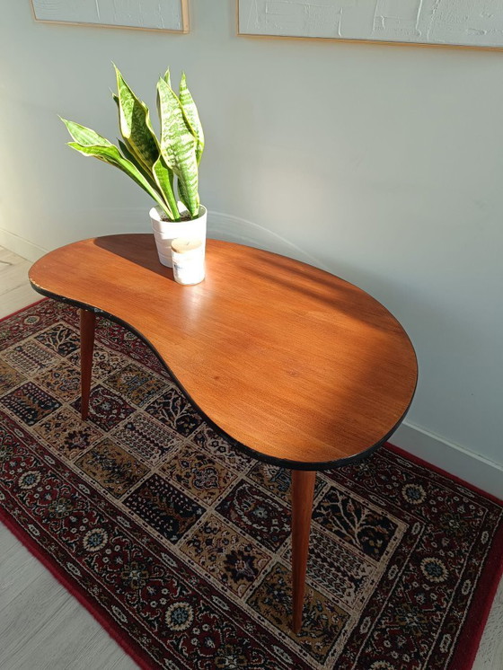 Image 1 of Kidney-shaped side table from the 1960s