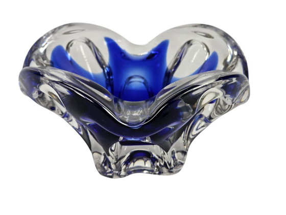 Image 1 of Josef Hospodska - République tchèque - design en verre - cendrier - verrerie Chribska - années 60