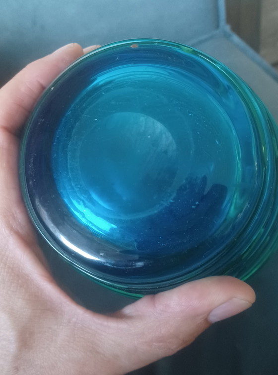 Image 1 of Vase en verre d'art Fulvio Bianconi artiste italien pour Venini années 1970 
