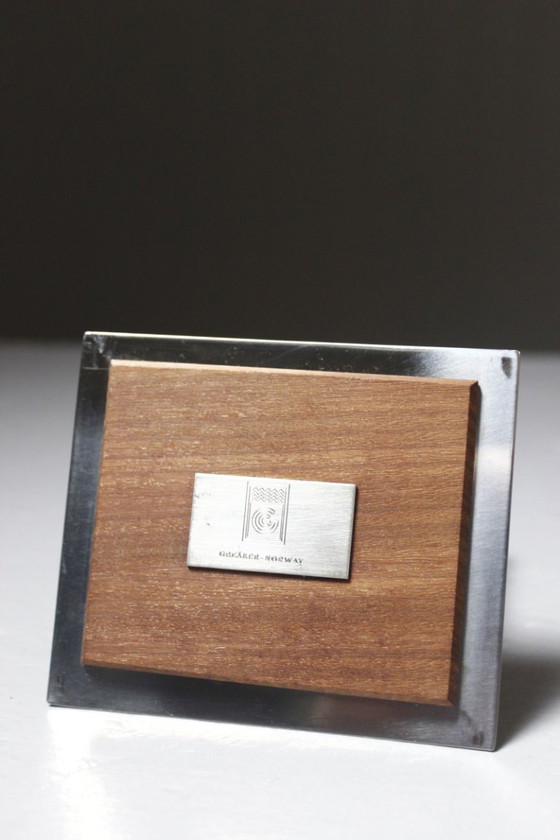 Image 1 of Teak and enameled metal box, designed by Strek Grete Prytz Kittelsen Greåker, Norway