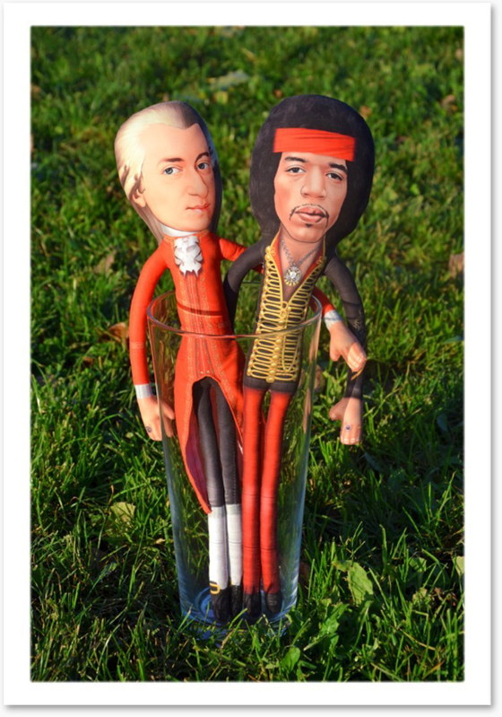 Image 1 of Mozart Gift | Classical Music Decor | Art Doll Collectible | Music Lover Gift
