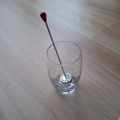 Tamper per tonico anni '50 con tappi in gomma