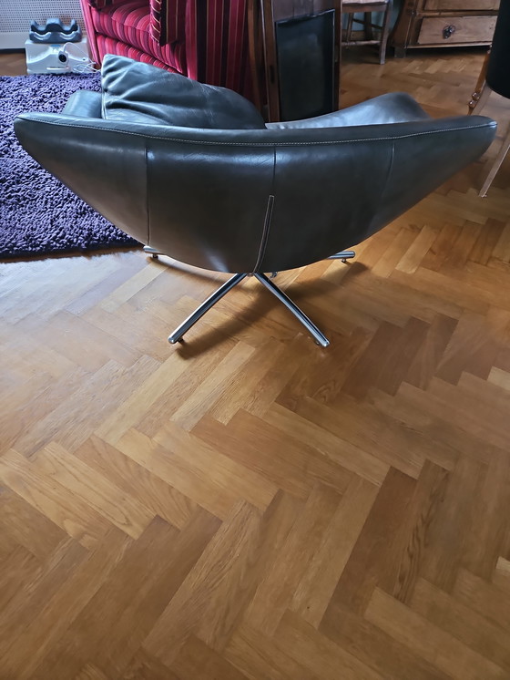 Image 1 of Label Gigi schwarzes Leder