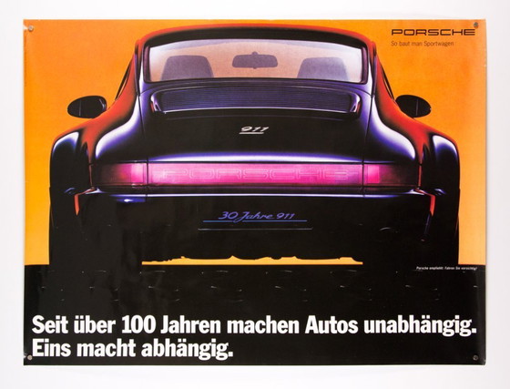 Image 1 of Porsche 911 – 30 Jahre 911 – 1993 – Poster originale Porsche vintage – Automotive, moderno – 76x101 cm