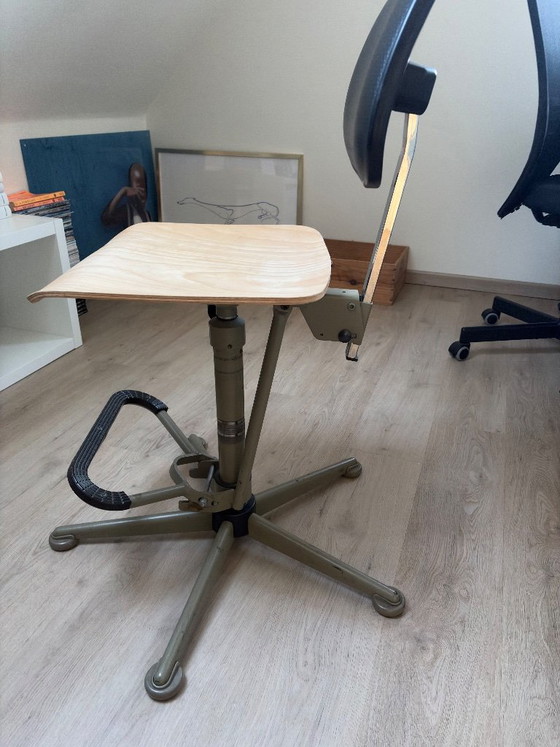 Vintage BIMA Architectenstoel – Bureaustoelen, Metal, Plastic (photo 4 of 5)