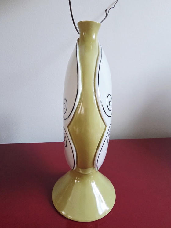Royal Dux "Atelier" Porseleinen Vaas van Jindřiška Radová - Jaren 70 – Royal Dux., Vazen, Porcelain (photo 5 of 9)