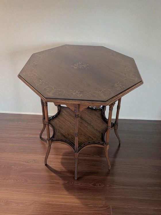 Image 1 of Coffee Table - Smoked - Octagonal Orientalism Sidetable