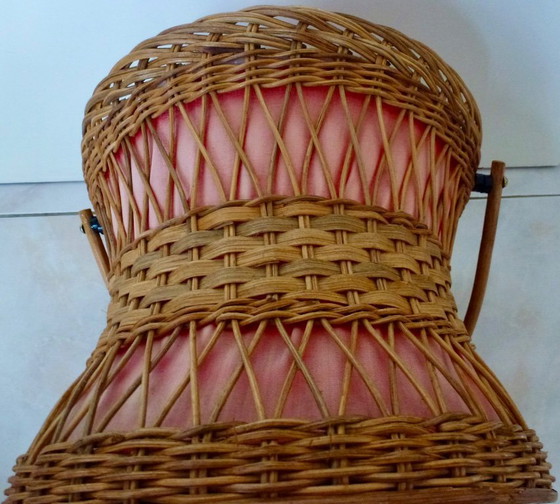 Image 1 of Leuke vintage jaren 70 naaimand / naaikorf, origineel en compleet.