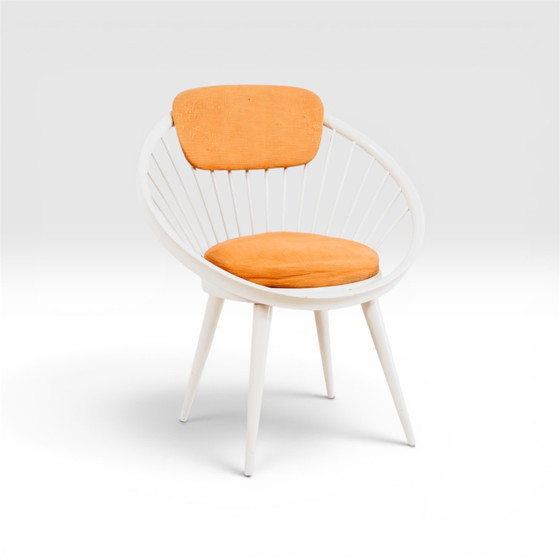 Image 1 of Yngve Ekström Mod.Circle: Par de sillones de diseño escandinavo de la década de 1960.