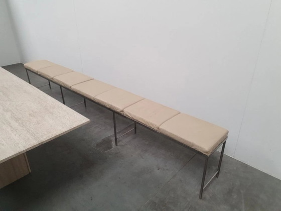 Image 1 of Design XL sofa daybed lounge stainless steel minimalist