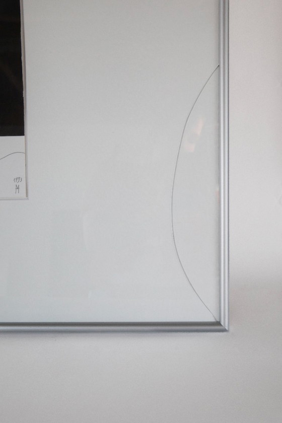 Image 1 of Marinus Boezem - tecnica mista su carta (incorniciato)
