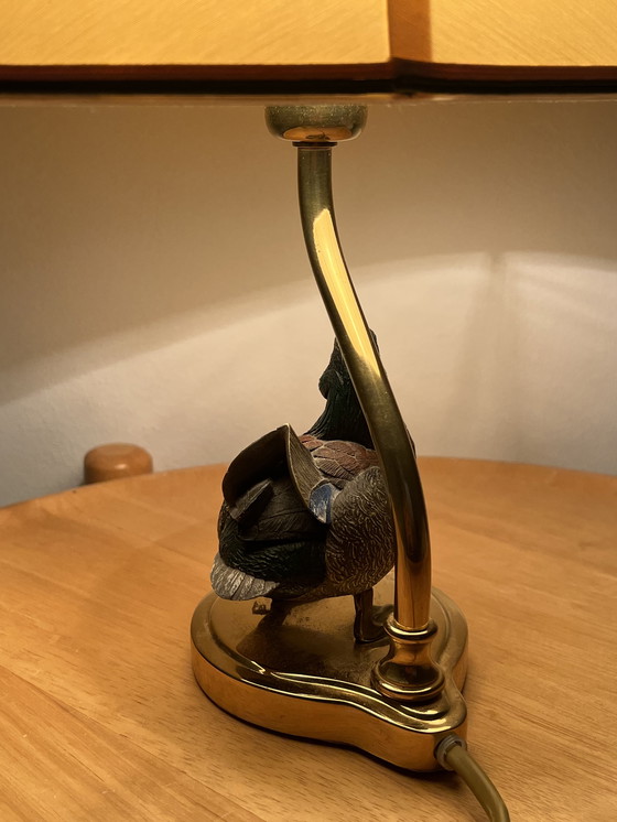 Image 1 of Vintage Feese Duck lamp Mallard 