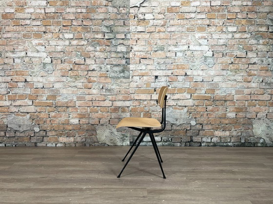 HAY Result Zwart/Eiken - MEER OP VOORRAAD – Eetkamerstoelen, Metal, Wood, Vintage (photo 4 of 13)
