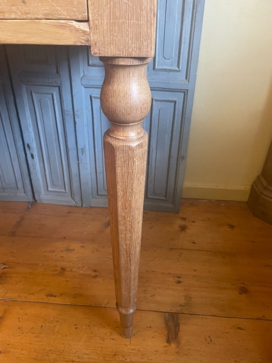 Image 1 of Tavolo in rovere, tavolo da pranzo, tavolo da lavoro, scrivania, antico francese