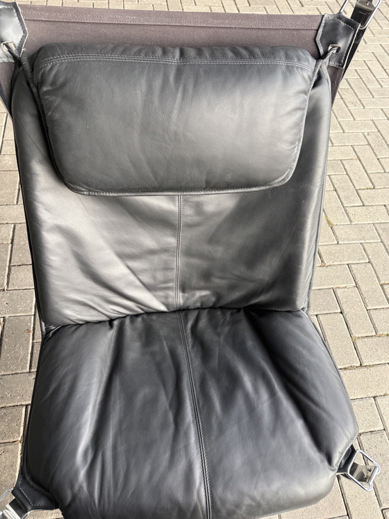 Image 1 of Set vintage Vatne Møbler Falcon di Sigurd Resell: 2 alti + 2 bassi + Hocker