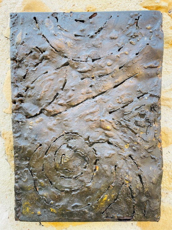 Image 1 of Sculture murali brutaliste americane di metà secolo di Irv Bramberg, anni '60, set di 3