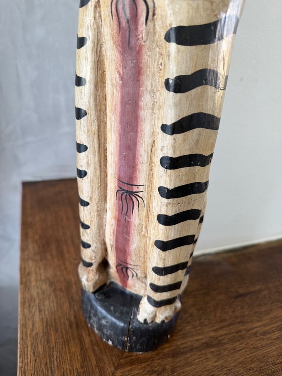 Image 1 of Vintage wooden cat