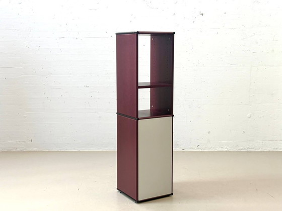 Image 1 of Modulares Designregal mit Schrankfach, 1990er Jahre