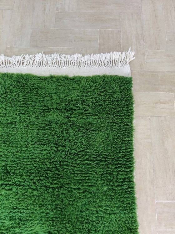 Tapis berbère marocain Vert 250cmx150cm PROMO-30% – Wool, Modern (photo 8 of 9)
