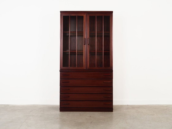 Image 1 of Vetrina in mogano, design danese, anni '70, produzione: Danimarca