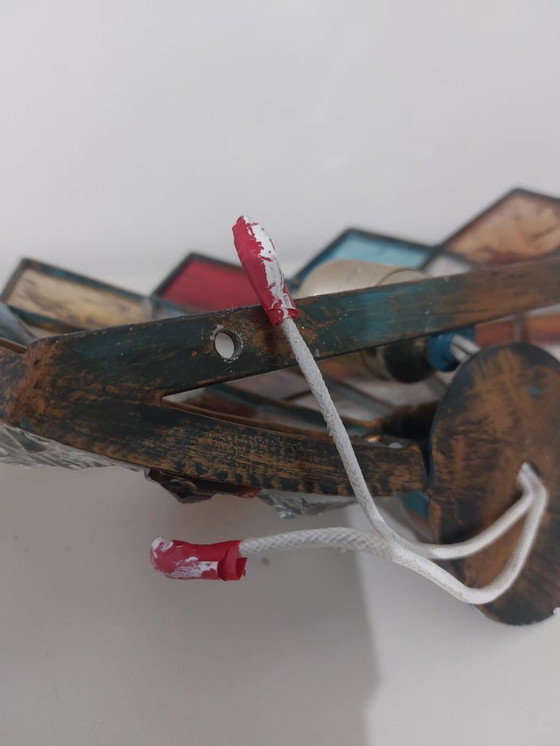 Image 1 of Pair of brutalist Italian sconses 70'