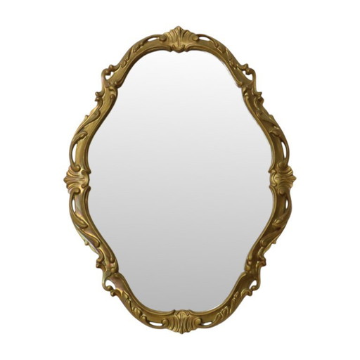 Espejo de estilo barroco italiano de 50 cm