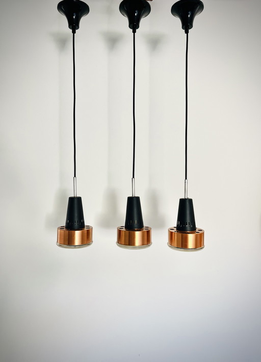 3x Vintage Philips Spots - Attributed to Louis Kalff