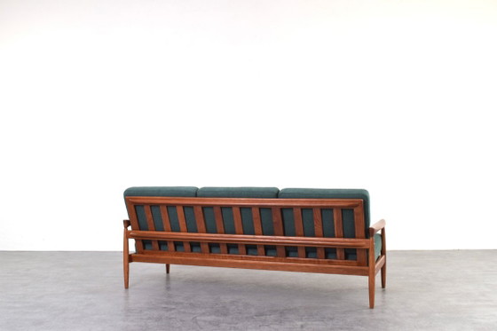 Divano Kolding Mid-Century di Erik Wørts per IKEA, anni '60. – Divani 3 posti, Textile, Wood (photo 7 of 16)